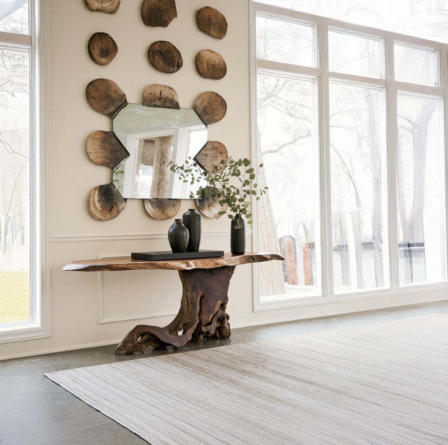 Jugaro Cantilevered Console Table – Unique Modern Décor Accent