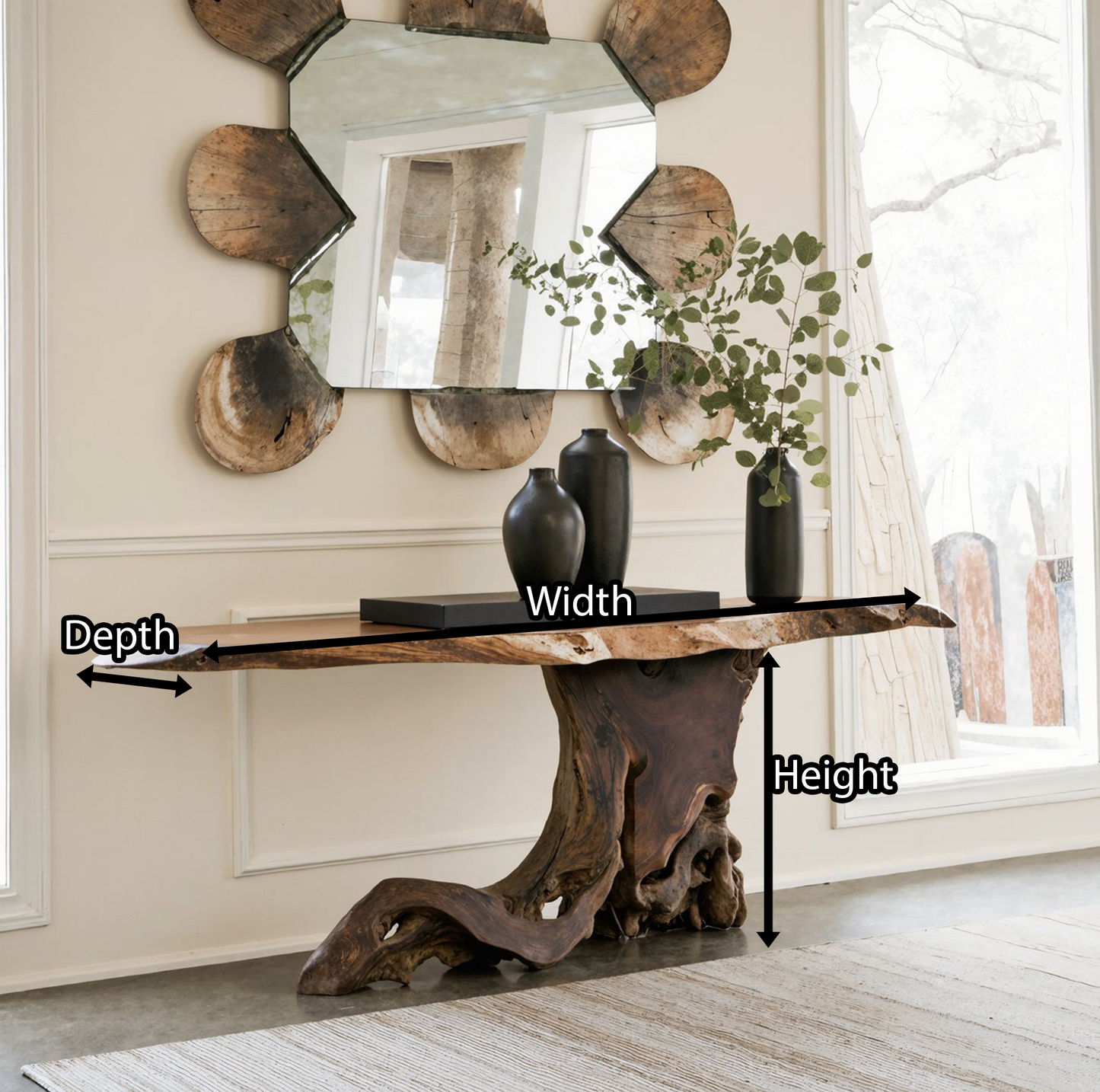 Jugaro Cantilevered Console Table – Unique Modern Décor Accent
