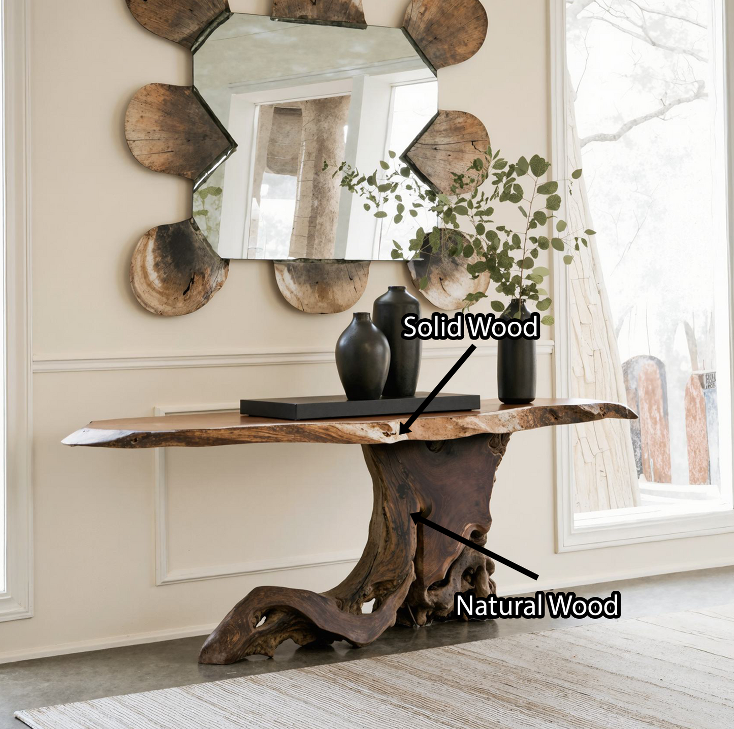 Jugaro Cantilevered Console Table – Unique Modern Décor Accent